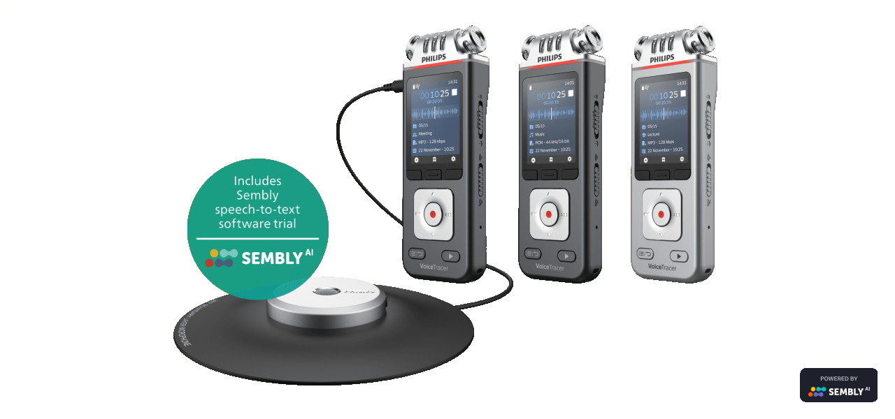 Philips VoiceTracer Audio Recorder DVT4115, DVT6115 and DVT8115