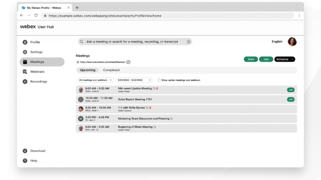 log into your account using your credentials to schedule or start the meeting | Sembly